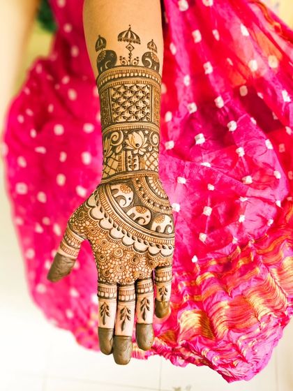 Another angle of the elephant-themed arm, showing the intricate details.