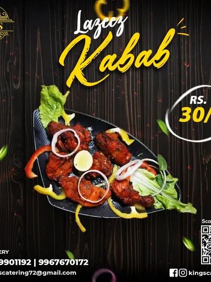 The Lazeez Kebab is one of the best kebabs you'll find in Mumbai. It's a perfect blend of spices and textures.