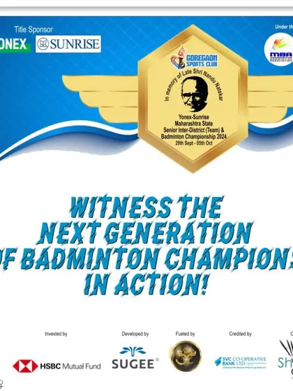 The official poster for the state championship, an event organized by ShuttleCraze to bring the next generation of champions into the spotlight.