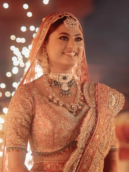 A radiant bride surrounded by the sparkle of cold pyros during her entry. We focus on creating these picture-perfect moments that you'll cherish forever.