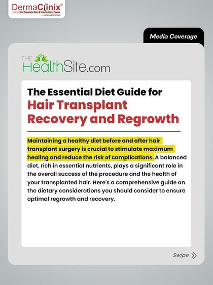 The essential diet guide for hair transplant recovery. A balanced diet plays a significant role in the overall success of the procedure and the health of your new hair.