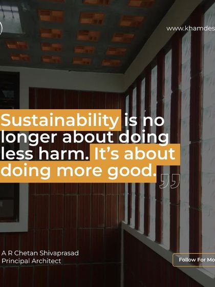 A quote that perfectly captures my belief about sustainable design. It's not just about minimizing our negative impact, but about actively creating buildings that do more good for the environment and for the people who inhabit them.