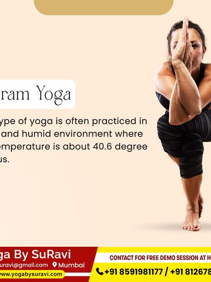 An introduction to Bikram Yoga, which is practiced in a hot, humid environment to deepen stretches and promote detoxification.