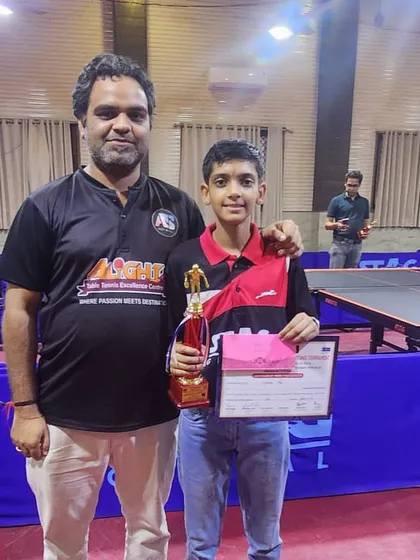 More feathers in our cap from the 2nd Delhi State Table Tennis Tournament. A proud moment for our player and the entire Alight team.