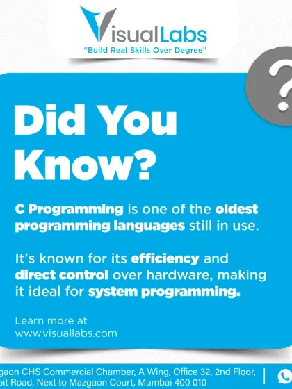 A fun fact about C programming: it is one of the oldest programming languages still in widespread use today, known for its efficiency and control over hardware.