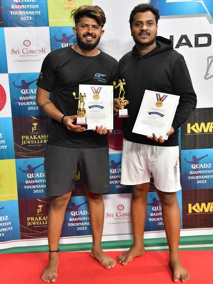 The qualifiers from our 2023 Badminton Tournament, showcasing the incredible talent within our FitFam.