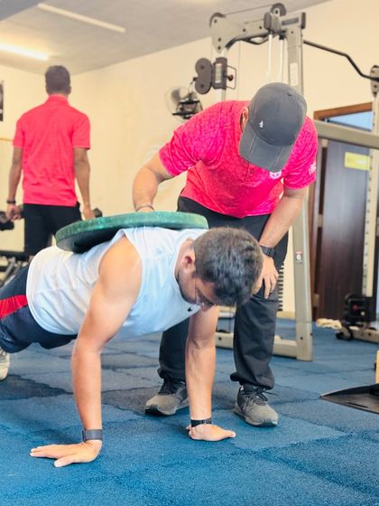 Coach Sanjay Sajan, another of our Strength & Conditioning Experts, brings a calm, focused approach. He is the brain behind our strength sessions, meticulously planning and observing to help athletes grow stronger the right way.