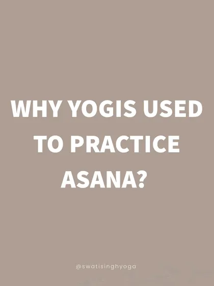 Why did ancient yogis practice asana? Not to show off the body, but to transcend it.