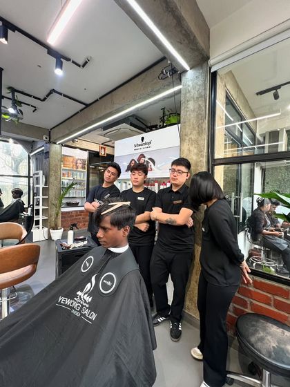 Our team during a training session. We believe it's better to have a great team than a team of greats, and we are always learning together.