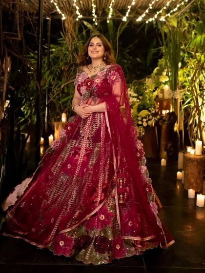 Another beautiful shot of this bride's Roka ceremony. The no-filter makeup approach ensures her skin looks real and radiant, not masked.