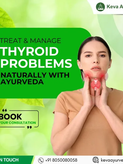 We help you treat and manage thyroid problems naturally. Our Ayurvedic approach focuses on rebalancing your body's systems through personalized care, helping you regain your energy and vitality.