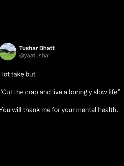 A student of mine, a successful millionaire, was struggling with anxiety and taking pills. He told me that besides yoga, the one habit that changed everything for him was having slow, mindful mornings. It's a reminder that peace often begins with how we start our day.