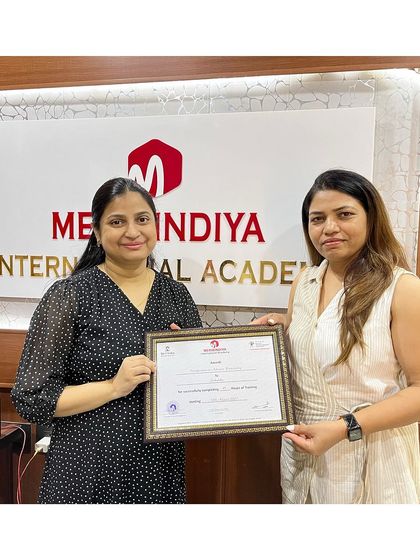 We are proud to certify another talented individual, ready to excel in the beauty world.