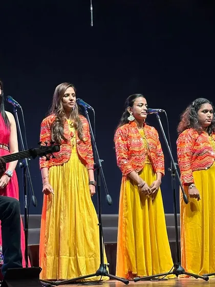 Our amazing and uber-talented teachers performing at our 'Jugalbandi' showcase. They are the heart of The Sound Space.