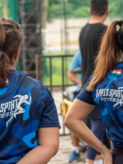 Sporting our special edition RSF jerseys for the Independence Day workout. These events are a celebration of our community and our country.