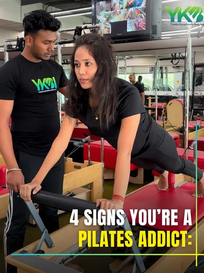 Are you a Pilates addict? This fun carousel lists four signs that Pilates has become more than just a workout for you; it's a lifestyle.