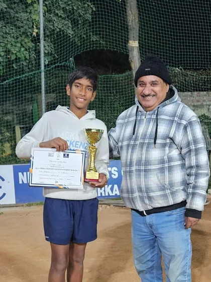 An all-Ethical final at the AITA National U-14 tournament, with Hridhaan Singh and Divyam Gupta showcasing the high level of our high-performance center.