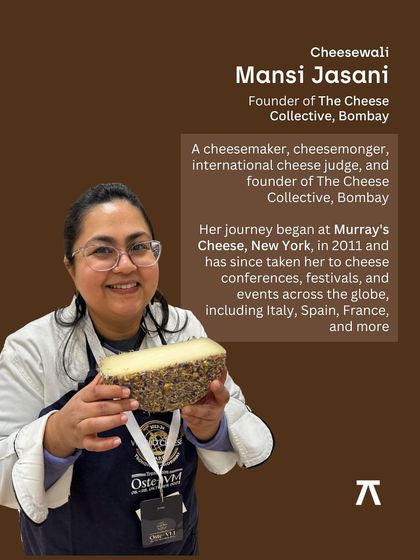Meet Mansi Jasani, the 'Cheesewali' behind The Cheese Collective. We collaborate with passionate experts like Mansi, an international cheese judge and cheesemaker, to lead our specialized fermentation and pairing workshops.