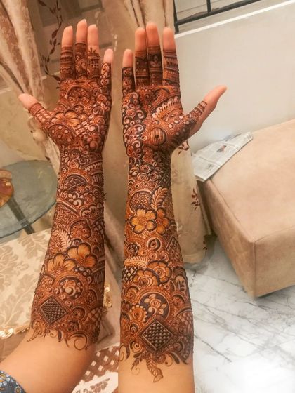 Mehendi Art by Nishat - Mehndi (Henna) Artistry Elaborate Bridal Henna photo 85