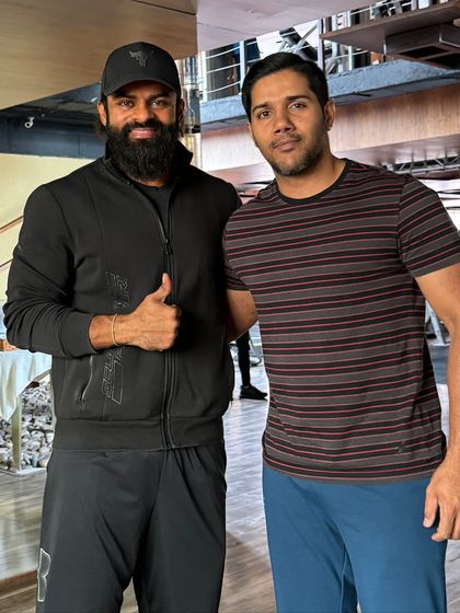 It was a pleasure training Sai Dharam Tej for a few days for his upcoming film. We focused on specific movement patterns and fight techniques to match the action sequences planned by the director.