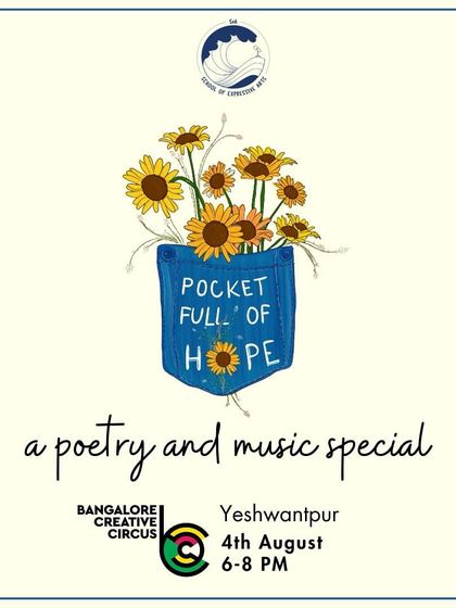 'Pocketful of Hope' is a poetry and music special we host, bringing together independent poets and singer-songwriters to share the art that anchors them. It's an evening of light and hope.