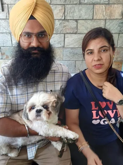 This lovely couple is ready to take their Shih Tzu to Canada. I'm proud to help families stay together, no matter where they move.