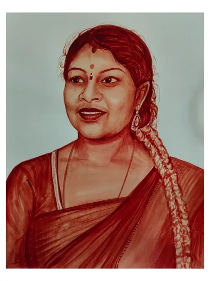 Sharan Ediga - Custom Portrait Art Blood Portraits: Your Story in Art photo 52