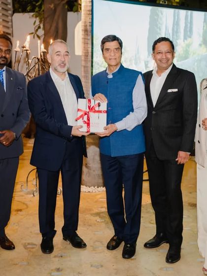 A group photo from the Turkish Cuisine Week gala dinner. We are proud to be a venue of choice for cultural and diplomatic events.