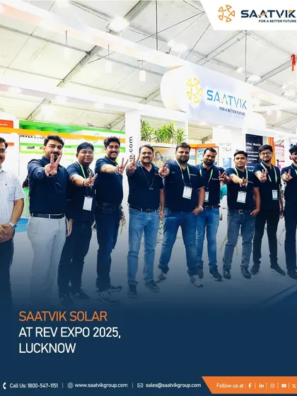 Scenes from the REV Expo 2025 in Lucknow, showcasing our high-efficiency modules and our engagement with developers and partners to accelerate the clean energy transition.