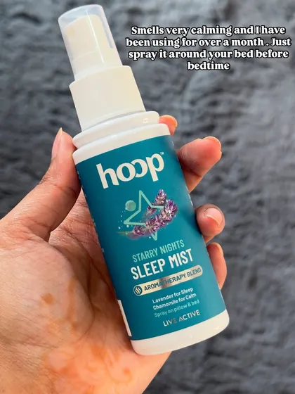 Another one of my favorite finds for better sleep. I've been using this calming aromatherapy sleep mist for over a month, just a few sprays around my bed before I sleep.