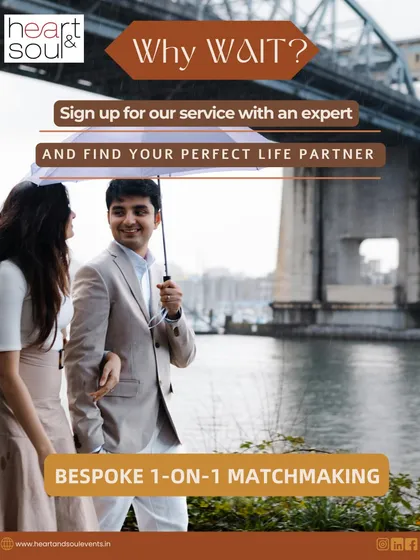 Finding a travel buddy for the monsoons and for life. My matchmaking service focuses on shared interests and a spirit of adventure.