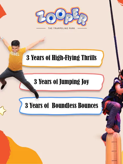 Three years of high-flying thrills, jumping joy, and boundless bounces. Thank you for being part of our journey.