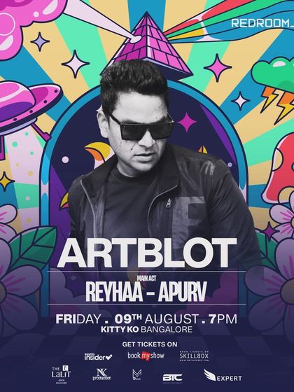 The poster for a night at Kitty Ko featuring Reyhaa and Apurv. I was on the lineup to provide my signature techno and progressive sounds.