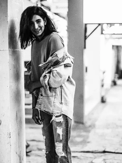 A moment of spontaneous laughter. Even in black and white, the joy is palpable. These are the authentic moments I love to capture.