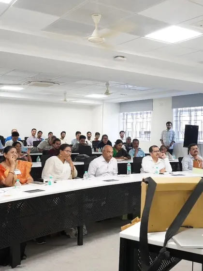 The audience at the Param Science seminar, comprised of key stakeholders in the education ecosystem. These events are crucial for building a unified vision for science education.