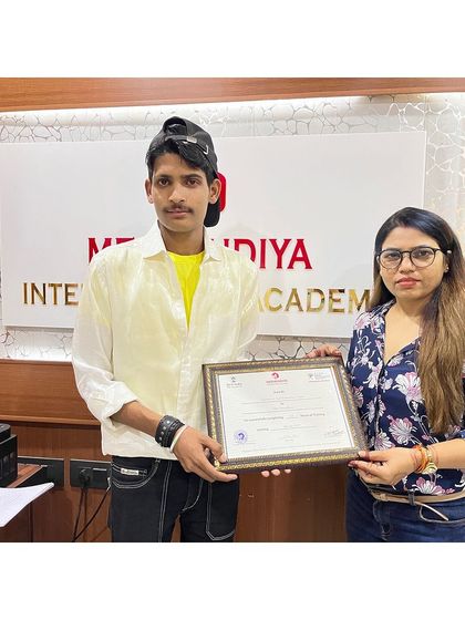 Another talented young man joins the beauty industry as a certified professional from our academy.