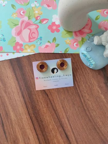 My zardozi studs are perfect for everyday wear or for the office. They feature intricate thread work and are available in a wide range of colors to match any outfit.