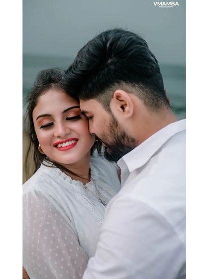 A tender close-up capturing a gentle moment between the couple. We focus on genuine expressions to make your pre-wedding photos feel personal and heartfelt.
