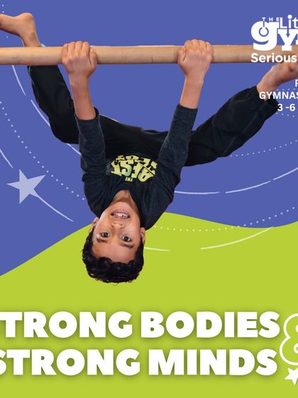 Hanging upside down is a fun way for preschoolers to build core and upper body strength. It also gives them a new perspective on the world. Our classes are designed to make building strength feel like an exciting game.