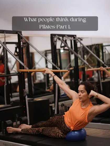 "What people think during Pilates." This fun series gives a humorous look into the inner monologue of a Pilates session.