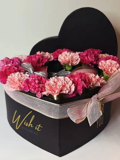This elegant, heart-shaped "For You" box is one of my favorite ways to package bridal shower gifts. It’s sophisticated, personal, and filled with love.
