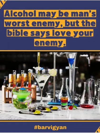 A fun brand post that captures our playful and edgy philosophy. We believe in enjoying life's pleasures, and our bar service is designed to help you do just that.