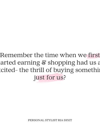 "Remember the time when we first started earning & shopping had us all excited?" This post reflects on the joy of personal style and how we can reconnect with it.