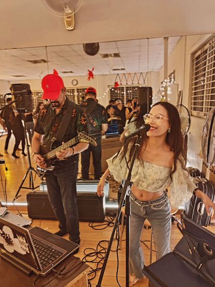 We even had a live band at our Halloween party to keep the vibes going. It added an amazing energy to the night of social dancing.