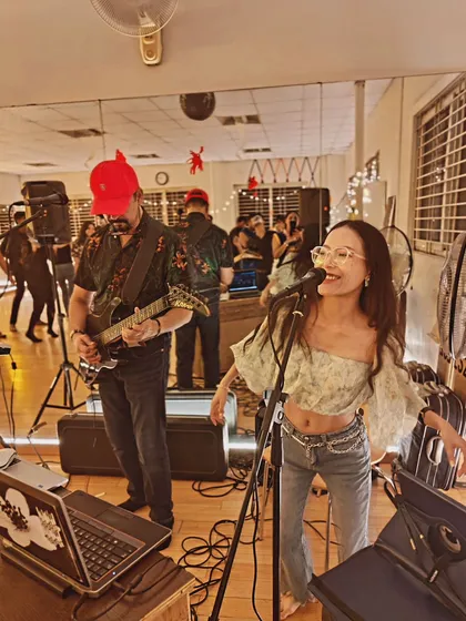 We even had a live band at our Halloween party to keep the vibes going. It added an amazing energy to the night of social dancing.