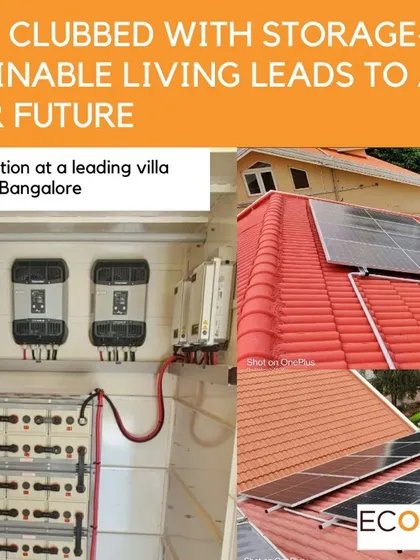 We provide end-to-end home energy solutions by pairing rooftop solar panels with an indoor storage system. This setup, from a recent villa installation, shows how we integrate Studer hybrid inverters and battery banks to provide reliable, clean power for your home and electric vehicle, even during grid outages.