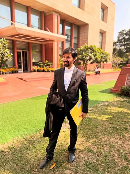 A moment outside the Delhi High Court. The saying "Jack of all trades, master of none" is often a reality in litigation, but I strive for mastery in my chosen fields.