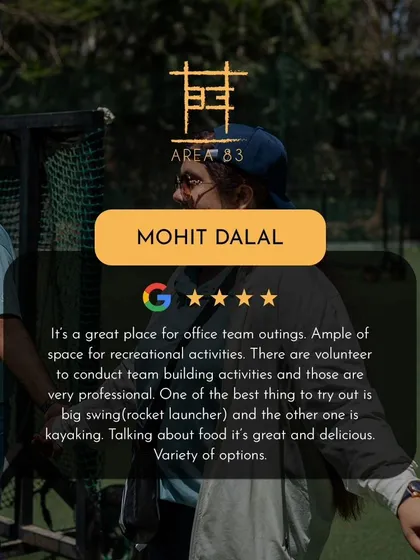 Mohit Dalal says it's a "great place for office team outings" and that our volunteers are "very professional."