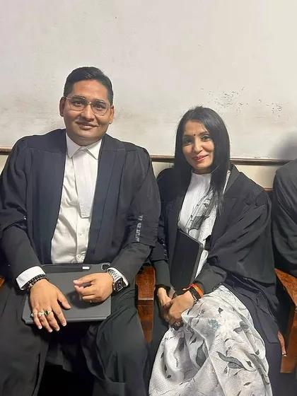 Waiting for our turn in court with my team. The life of a litigator involves a lot of waiting, which becomes a good time for last-minute discussions and catching up with colleagues.