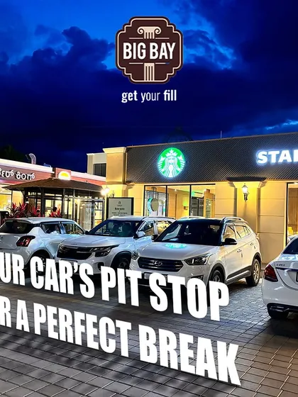 Your car deserves a perfect break too. Park right in front of your favorite spots like Starbucks and enjoy the convenience of our layout, designed for the perfect pitstop experience.
